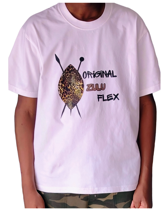 My Heritage Flex Original Zulu Flex !00% Cotton T-shirt